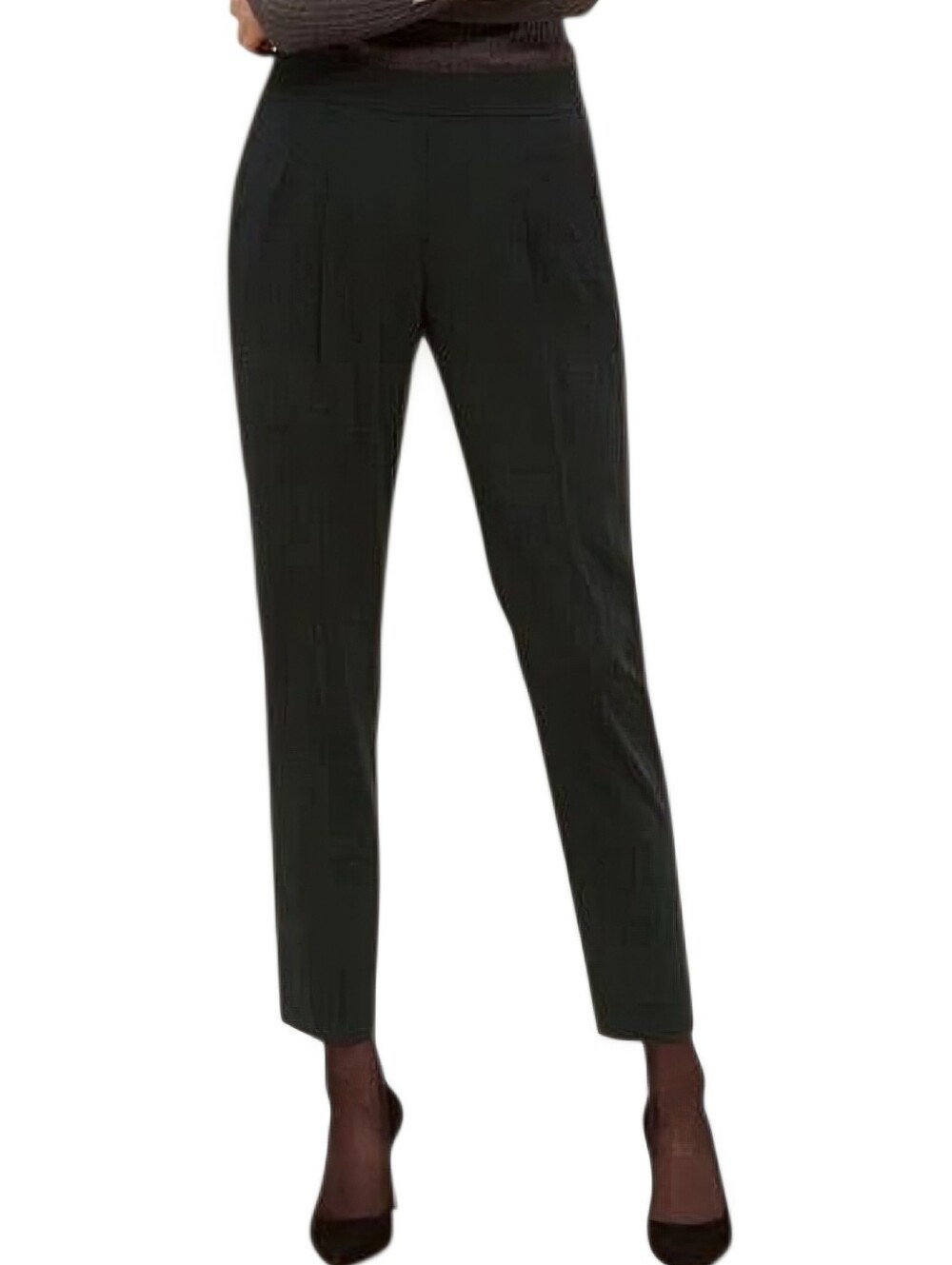 Babaton Cohen Pant Women 8 Black Japanese Crepe Tapered